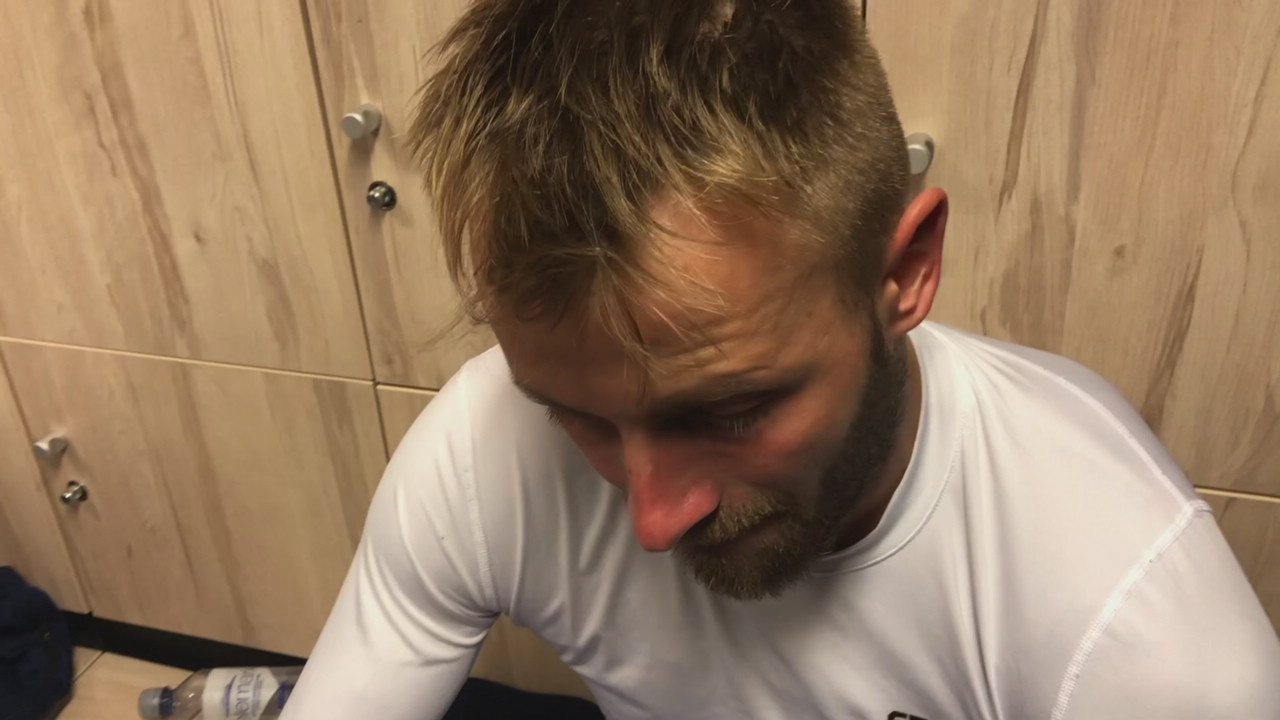 Larsen strålte da han fikk sjansen fra start